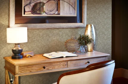 Beige Embossed Wallpaper – Sparkling Solid (7806-3)